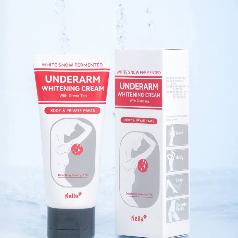 Nella Underarm & Private Part Whitening Cream 50ml – বগল, ঘাড় ও শরীরের কালো দাগ কমাতে জনপ্রিয় কোরিয়ান ক্রিম